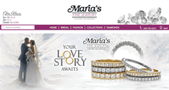 Desktop Screenshot of mariasfinejewelry.com